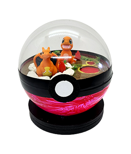 Producto - Lampara Diorama Pokemon Charmander Charizard Cable Usb