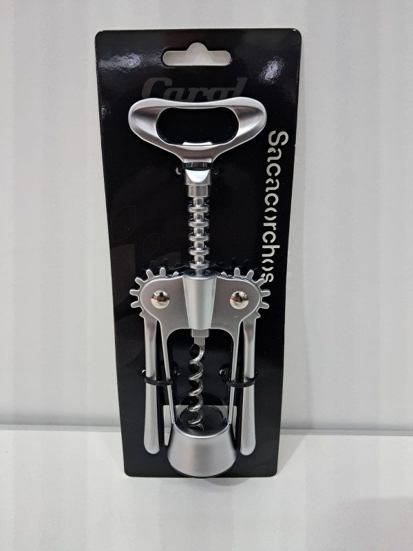 Producto - SACACORCHO DOBLE ALETA ACERO CAROL