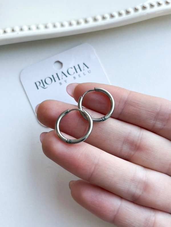 Producto - Argollas Disi plateado (18mm)