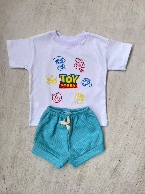 Producto - Conjunto remera personajes + short 9/24M (precio por curva) - 3
