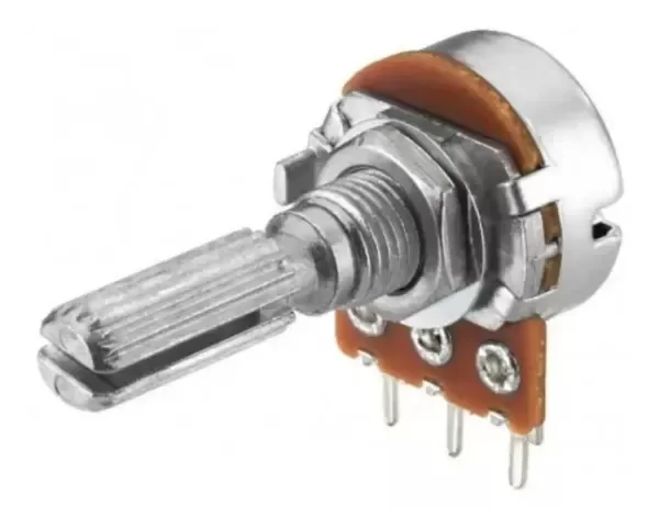 Producto - Potenciometro Rotativo Mono 1k Lineal Metalico 16mm X 1u