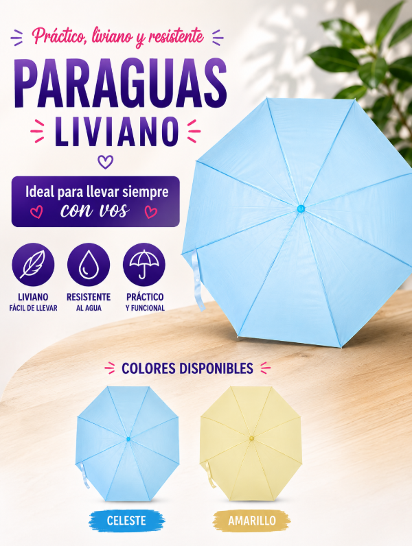 Producto - Paraguas pastel