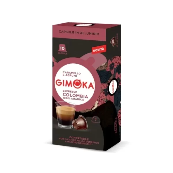 Producto - PACK POR 150 CAPSULAS GIMOKA NESPRESSO (15 cajas, sabores en la descripcion) - 6