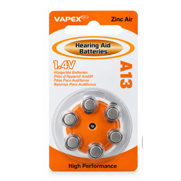Producto - Pila A13 VAPEX pack 6