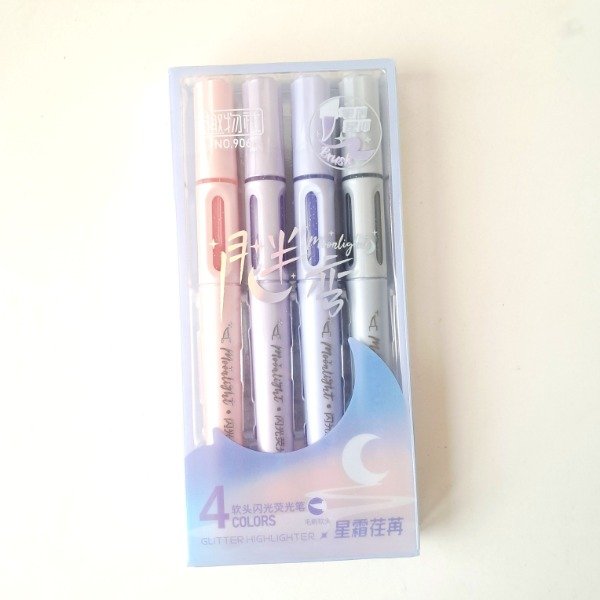 Producto - Marcadores pincel con brillos - Moonlight: Lila