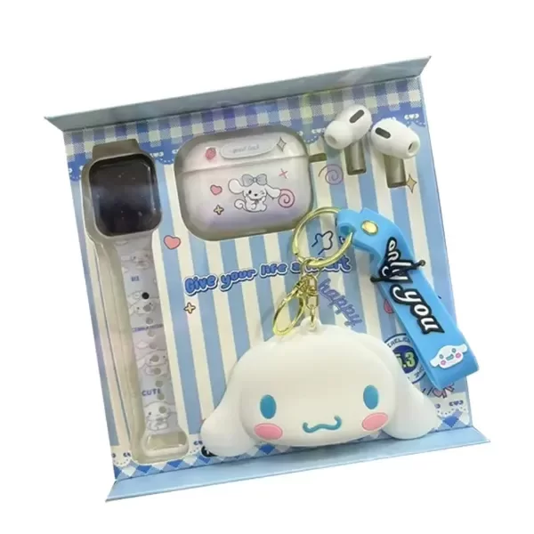 Producto - SET AURICULAR BLUETOOTH + RELOJ + MONEDERO + LLAVERO