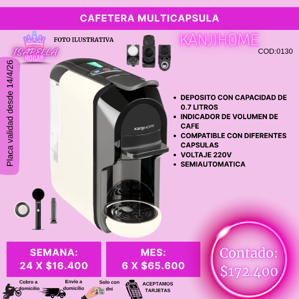 Producto - CAFETERA MULTICAPSULA KANJIHOME