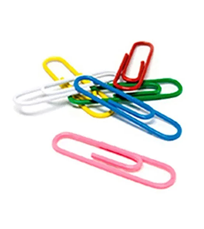 Producto - broches clips SIFAP forrados color  nro 6  x 50 - 1