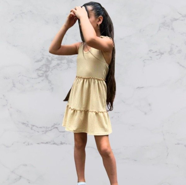 Producto - Vestido en lino Hawai Arena (V20)