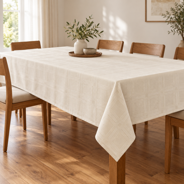 Producto - MANTEL JACKARD RECTANGULAR 180X140CM 100 POLYESTER - 5