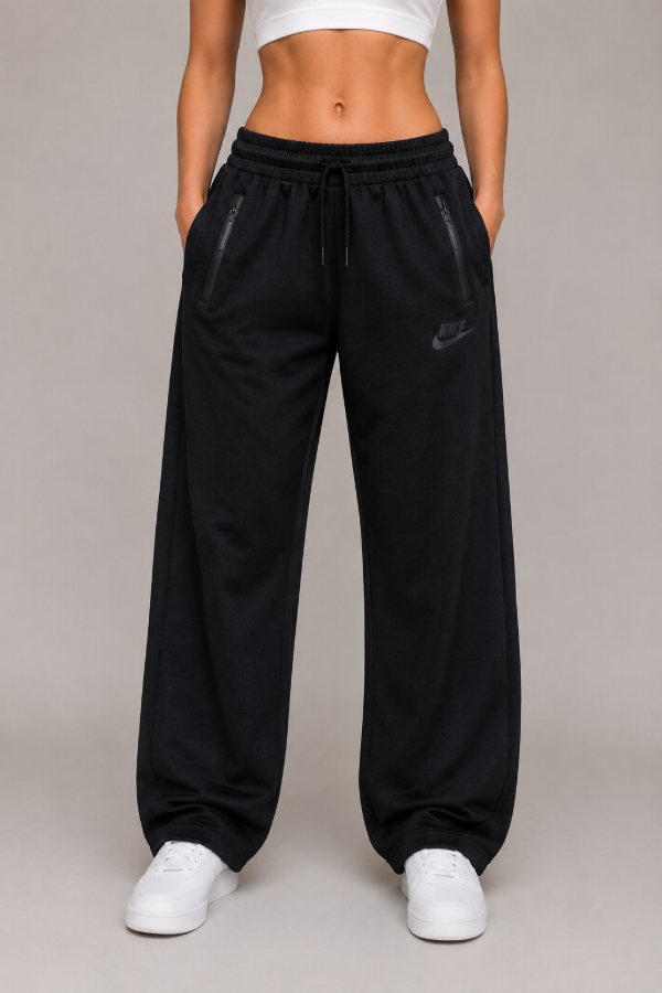 Producto - Pantalón Recto tipo Baggy Unisex Negro Pipa - 3