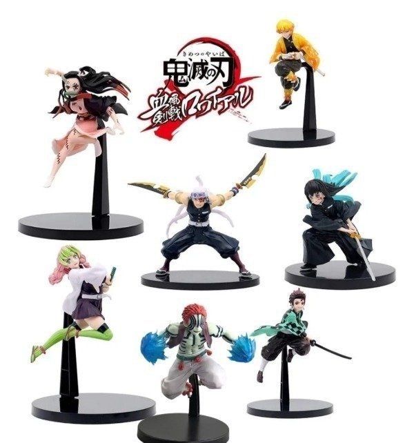 Producto - Figuras Demon Slayer Atacando - Ingrese para elegir personaje
