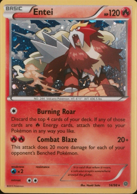 Producto - Entei - 14/98 - Ancient Origins - Cosmos Holo Blisters Exclusive