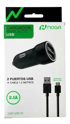 Producto - cargador para auto noga 2.1