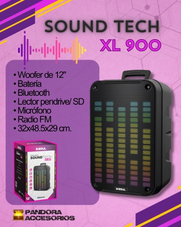 Producto - Parlante Bluetooth XL900 12"