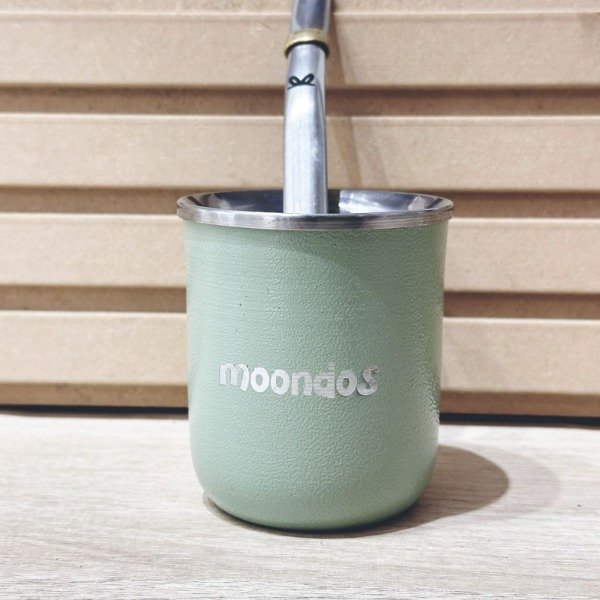 Producto - Mate moondos termico acero inoxidable - verde claro!
