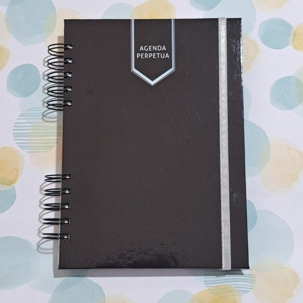 Producto - Agenda Perpetua BLACK - Semana a la vista