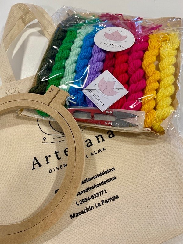 Producto - Kit bordado con lana