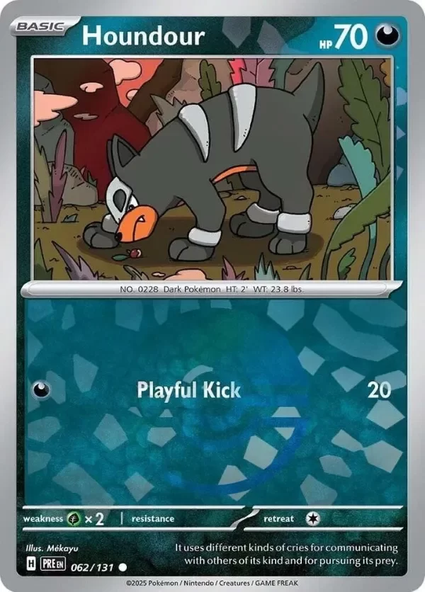 Producto - Houndour (Poke Ball Pattern) - 062/131 - Prismatic Evolutions - Holo