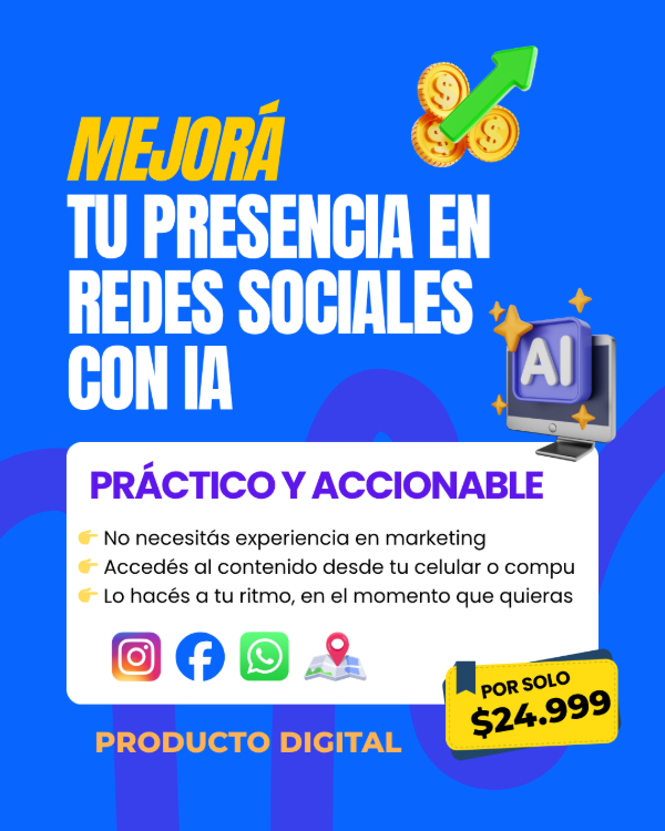 Producto - Optimización exprés de Redes Sociales con IA