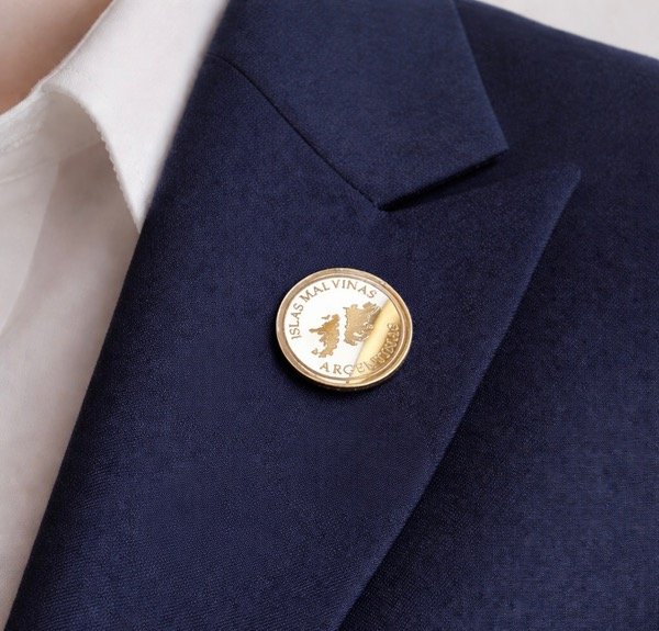Producto - Pin/prendedor Malvinas Argentinas dorado
