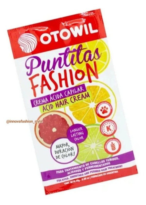 Producto - Crema Acida Puntitas Fashion Otowil Sachet 20g