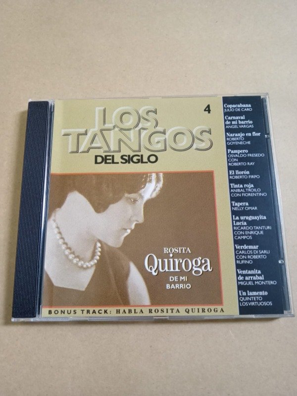 Producto - Los tangos del siglo #4 - Rosita Quiroga - Perfil 1999 - 0