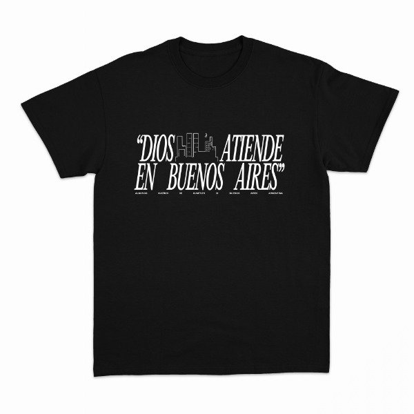 Producto - Dios atiende en Buenos Aires en negro