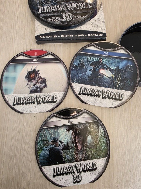 Producto - Jurassic World 3D (BD3D + BD + DVD)(Usado) - 3