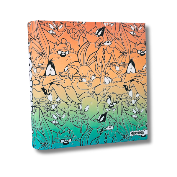 Producto - Carpeta Escolar N3 3 Anillos Mooving Looney Tunes