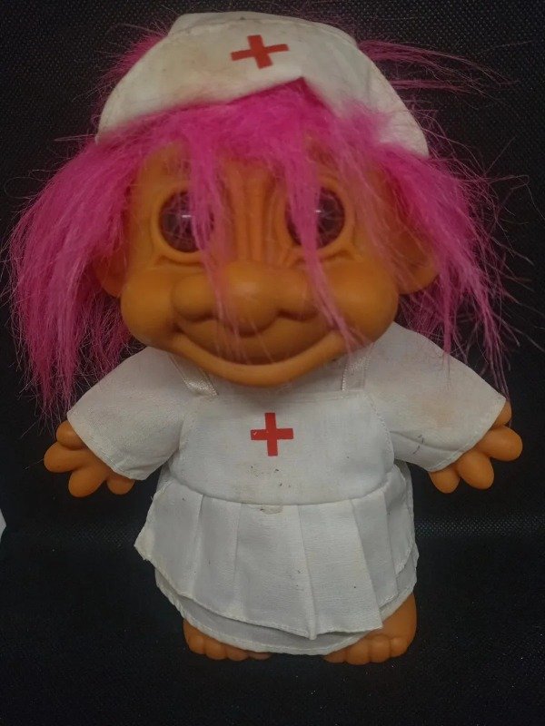 Producto - Troll Grande Enfermera Vintage Retro 1990 2000
