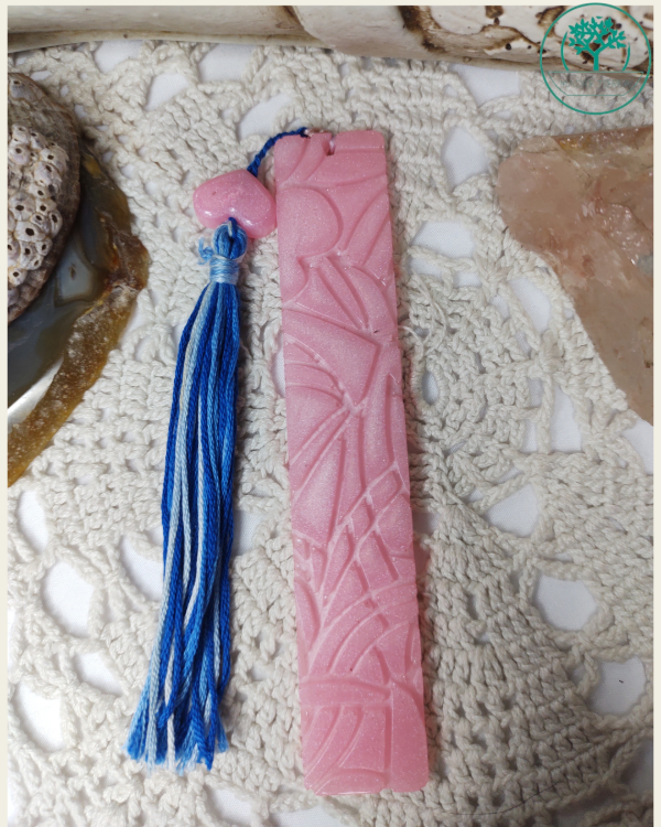 Producto - Marcadores de Libros, Cuadernos, Resina Epoxi Rosa/azul