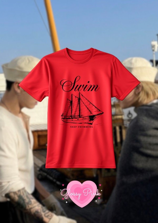 Producto - Remera roja Swim - DTF