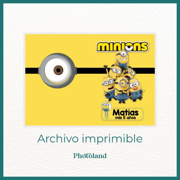 Producto - Librito para Pintar MINIONS - Archivo Digital