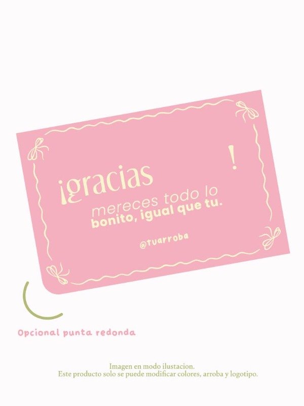 Producto - Postal "Gracias..."