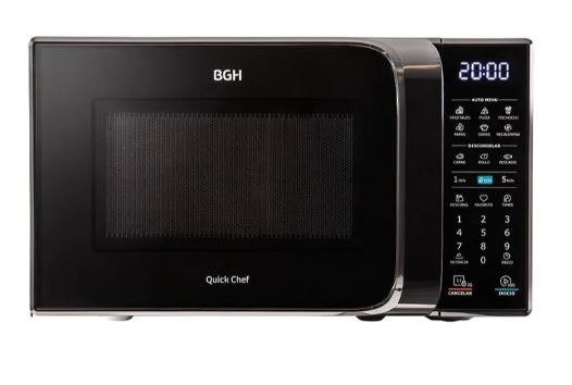 Producto - Microondas digital 20L Negro BGH B120DN20L