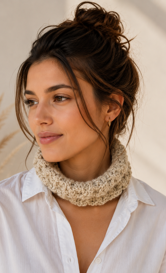 Producto - CUELLO CROCHET EN LANA #TENDENCIA