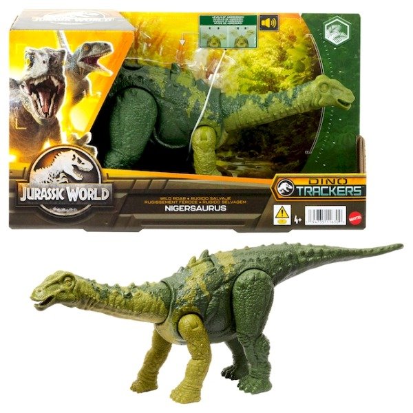 Producto - Jurassic World Rugido Salvaje Nigersaurus Dino Trackers