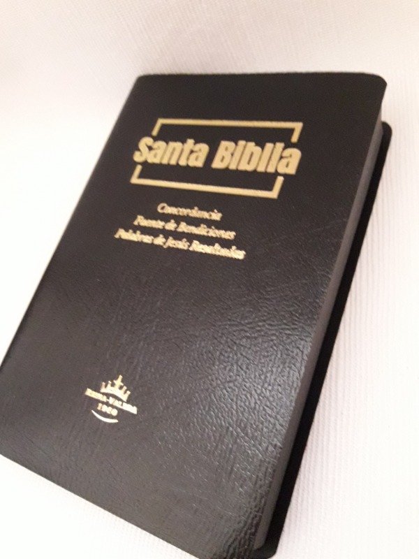 Producto - Biblia reina Valera 1960 Letra Estandar PJR  Flexible Negra