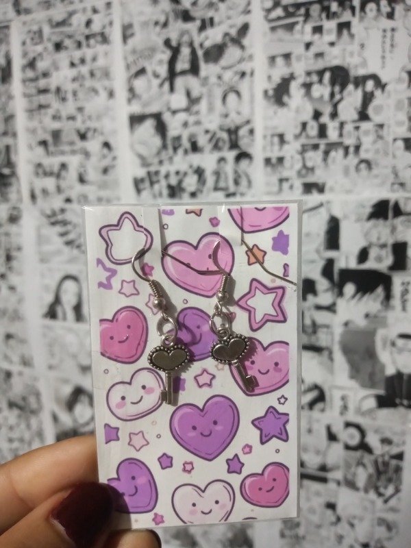 Producto - Aros llaves de corazón