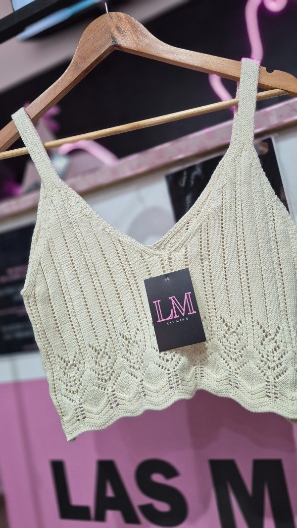 Producto - Musculosa top tejido