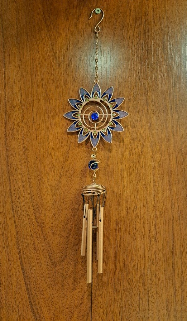 Producto - Llamador Sol metal y vidrio 60 cm