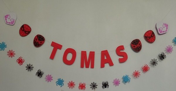Producto - Guirnaldas  Hombre Araña / Spider-Verse (x3 Guirnaldas)