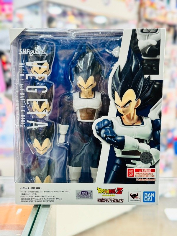 Producto - Dragon Ball Z S.H.Figuarts Vegeta Older Style Battle Clothes Exclusive (abierto)