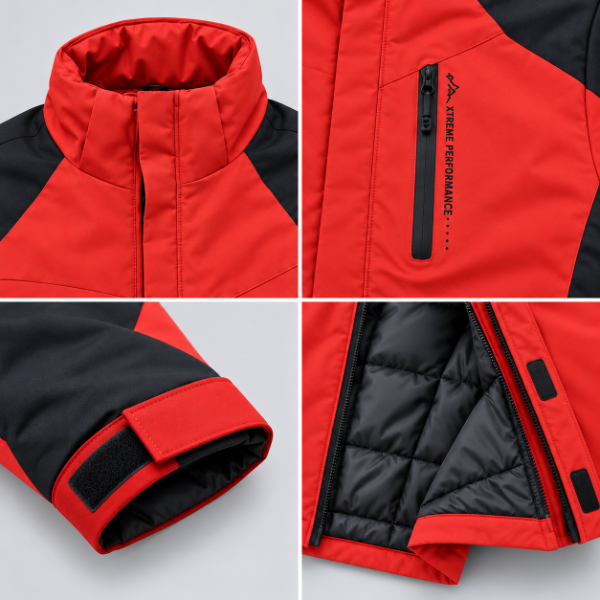 Producto - Campera Técnica Extreme Performance Rojo y Negro - 5