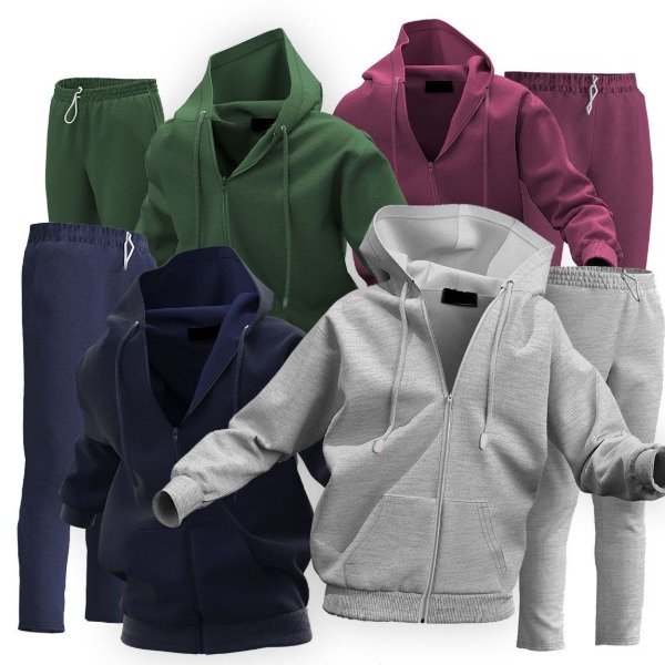 Producto - Conjunto rústico algodón y poliéster (campera y pantalón)