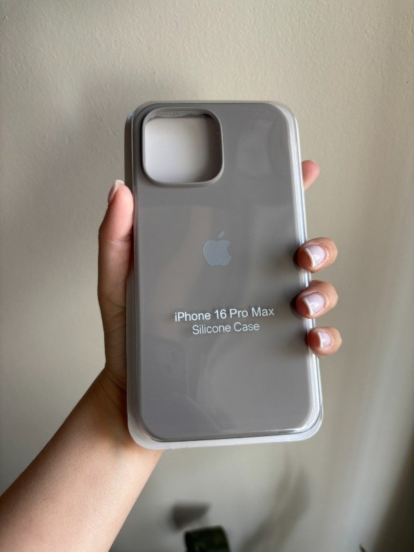 Producto - Silicone Case Gris Guijarro Iphone 16 Pro Max