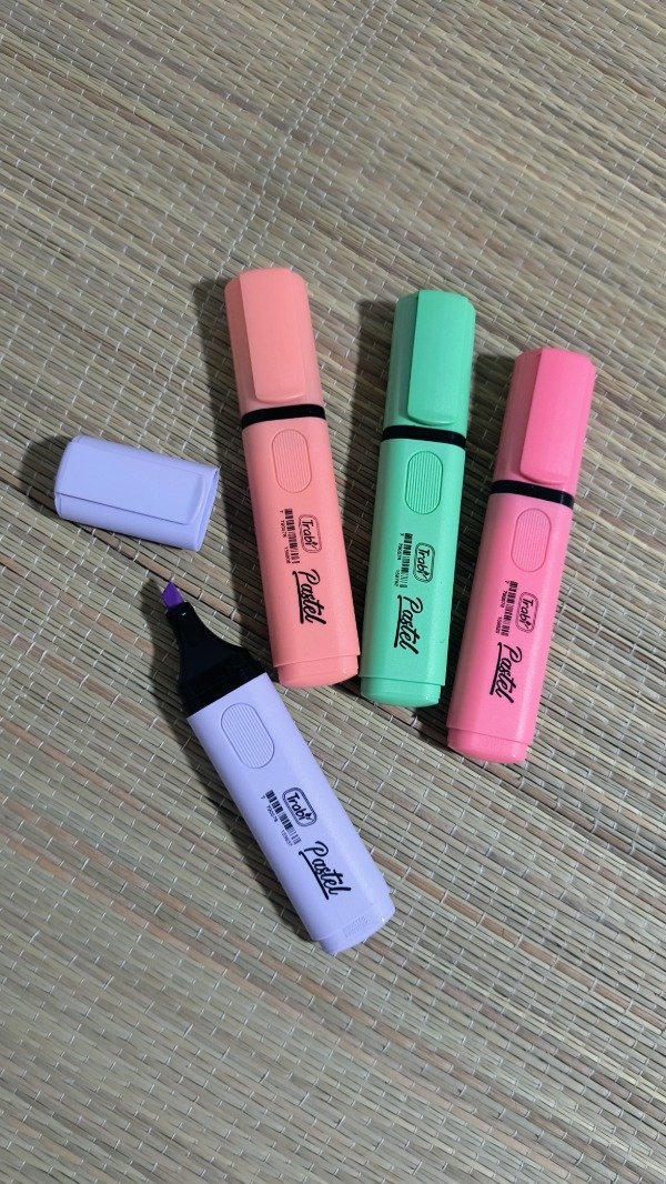 Producto - Resaltador trabi x 4 unid pastel