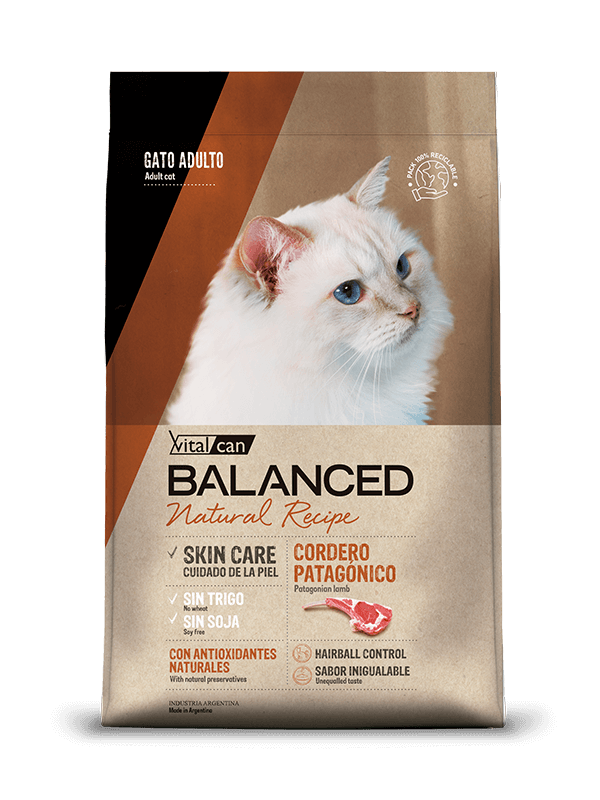 Producto - Balanced Gato Natural Recipe Cordero Patagonico 7,5 Kg