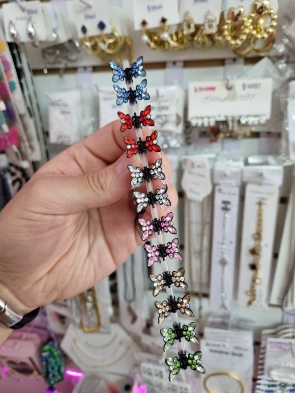 Producto - Brochesitos Mariposa Strass x PAR - 0